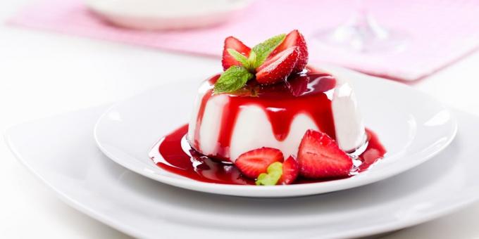 Klasikinis Panna Cotta: receptas