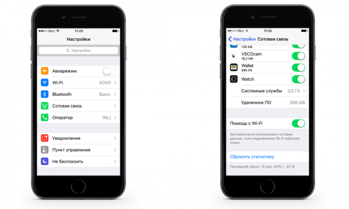 Kaip sutaupyti mobiliojo duomenų srauto iPhone su iOS 9 d. Išjunkite Wi-Fi "Assist