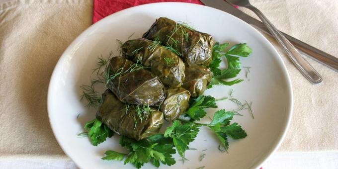 Dolma su vištienos ir veržlės