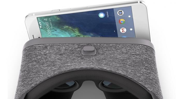 Google-pikselių smartfon ir-svajone-vaizdas-VR-ausinės