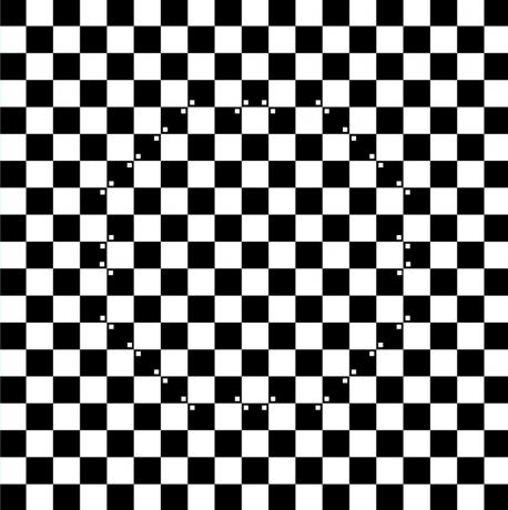 Optiniai iliuzijos. šachmatų lenta