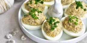 15 receptai skanus įdaryti kiaušiniai