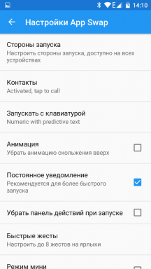 "App Sukeisti - alternatyvus būdas pradėti programas" Android "