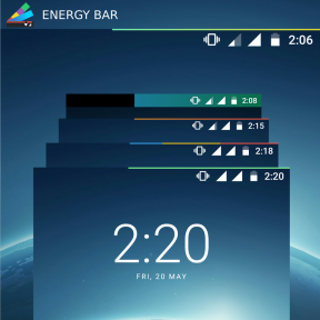 Energetika Baras "Android" padės padaryti baterijos indikatorius labiau matomi
