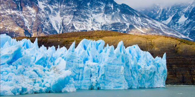 Iš Patagonijoje, Argentinoje ledynai