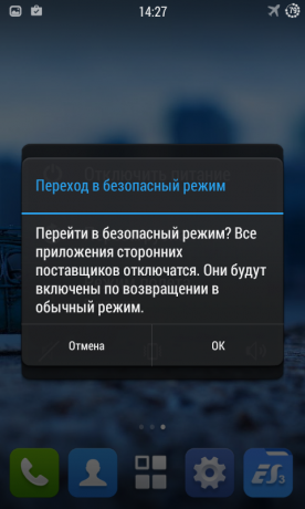 Saugus režimas "Android 2