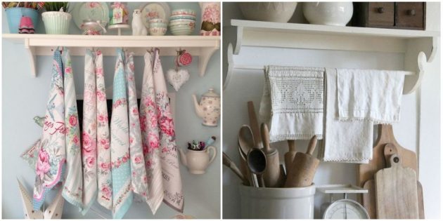 Pridėti gražius tekstilės gaminių virtuvės interjerą