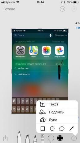 "iOS" 11 naujovės: Ekrano redaktorius 2