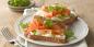 10 nagų laistymo sumuštiniai su raudona žuvis