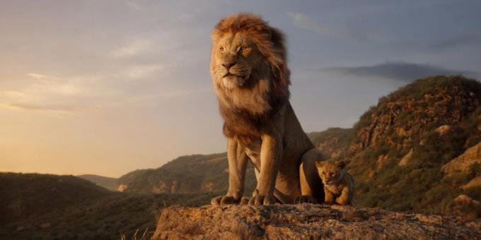 "Liūtas karalius": Mufasa ir Simba mažas
