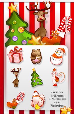 Kalėdų Dock Icons by chicho21net