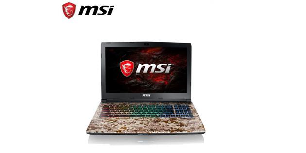 MSI GE62 7RE Camo būrys