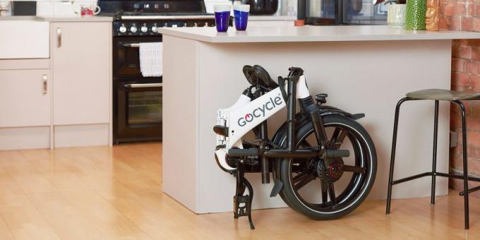 Gocycle GX Sofos elektrinis dviratis nebus daug vietos