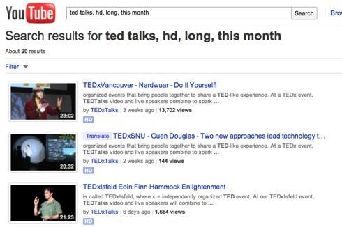 TED kalba, HD, ilgas, šį mėnesį