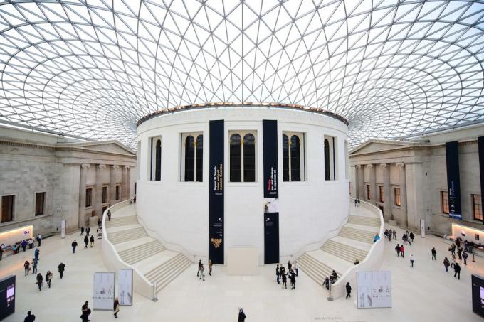 Europos architektūros: Didžiosios Teismas Britų muziejuje