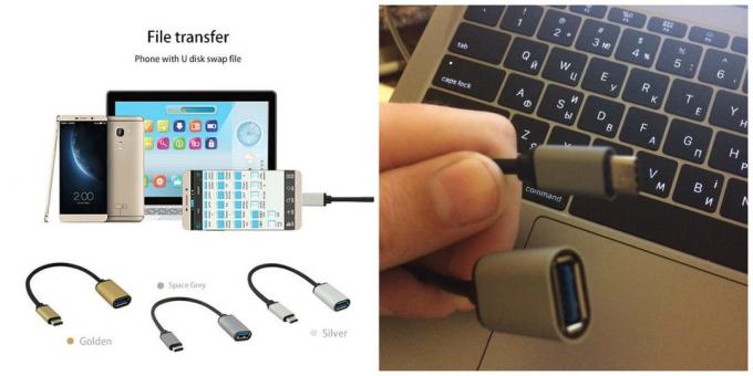 Multi-function USB adapteris