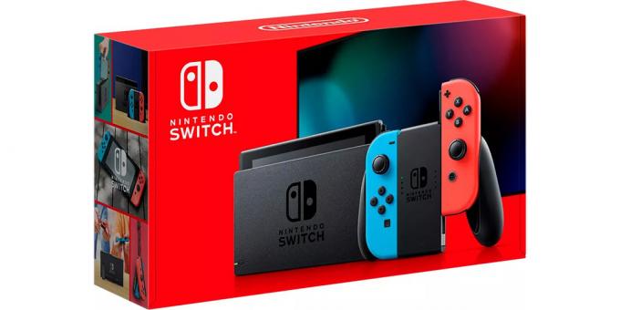 Dėžutės atnaujinta versija Nintendo Switch
