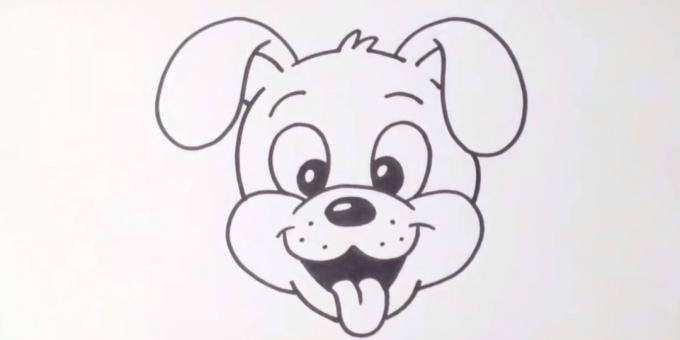 Kaip atkreipti animaciją šunų snukis