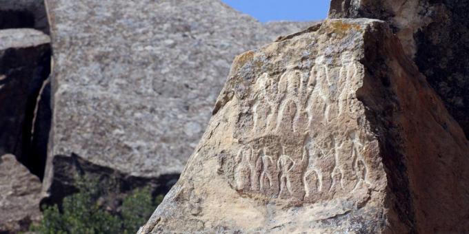 Atostogos Azerbaidžanas: petroglifų
