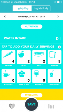 BodyWise už "iOS" - pagrindinis įrankis, skirtas sveikos gyvensenos