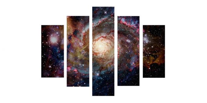 Modulinis vaizdas „Galaktikų spindėjimas“