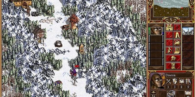 Seni žaidimai ant PC: Žemėlapis ir Heroes of Might and Magic III