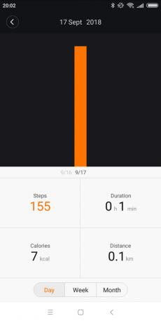 Xiaomi Mijia Smartwatch: Žingsniamatis