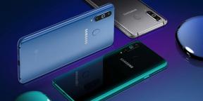 "Samsung" pristatė "Galaxy A8s berėmio su į ekraną skylę