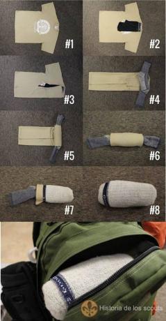 Kaip sulankstyti kelnes ir kojines