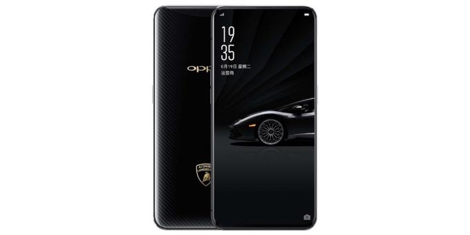Išmanieji telefonai OPPO: Vienas OPPO versija Ieškoti X buvo išleistas iš sportinio automobilio Lamborghini dizaino