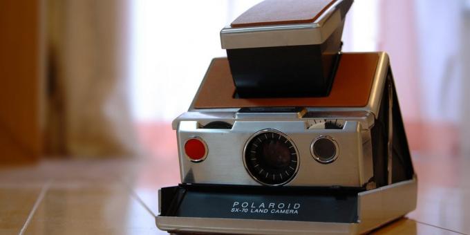 Fotoaparatas Polaroid SX-70 Žemės kamera 