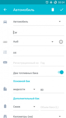 Drivvo "Android": duomenys