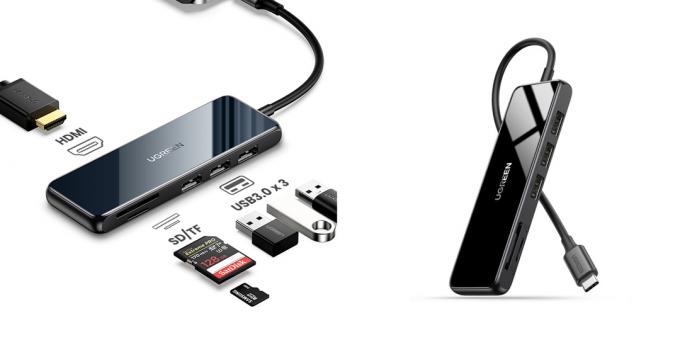 Nešiojamųjų kompiuterių prijungimo stotelė: „Ugreen USB-C Hub“