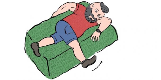 Kaip atsikratyti raumenų skausmo: atsipalaidavimas juosmens gulėti