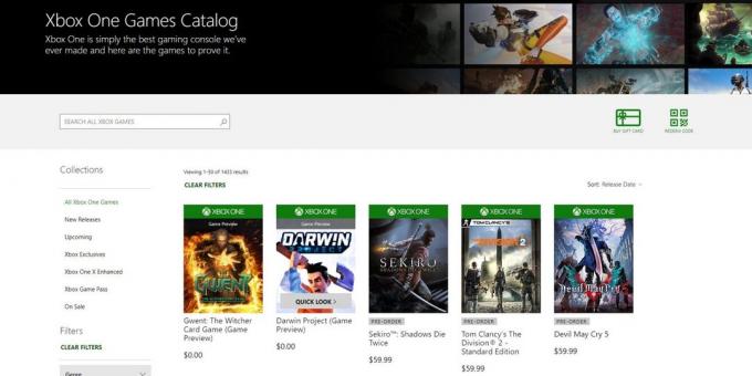 pirkti žaidimus: "Xbox Vienas Žaidimo katalogas