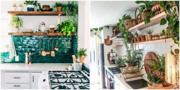 Virtuvės interjeras: Ekologiškas kambarys