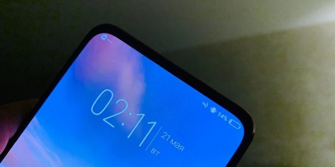 Vivo V15 Pro ": viršutinė rėmo