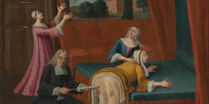 Viduramžių medicina: klizma prancūzų tapyboje 1700 m 