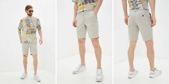 Vasaros drabužiai: vyriški šortai