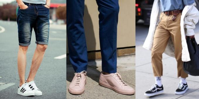Madingi vyriški batai: senosios mokyklos sportbačiai ir batai