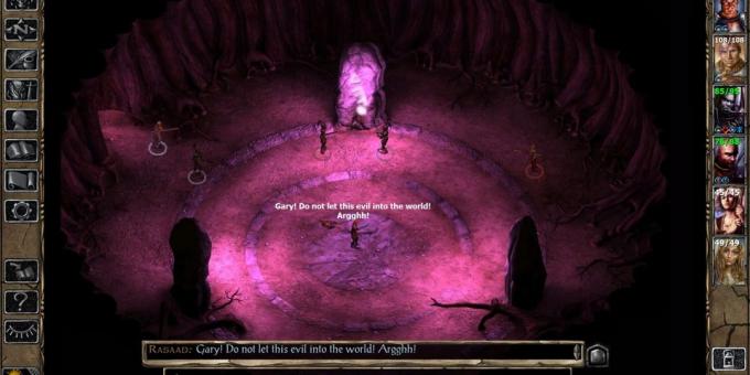 Seni žaidimai ant PC: Gate II Baldur anketa