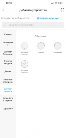 Xiaomi Mi Robotas Dulkių: Įdėtiįrenginį