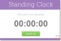 StandingClock: laiko stebėjimo stovint