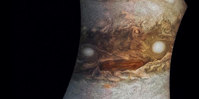 Nuotraukos erdvės: Jupiterio veido