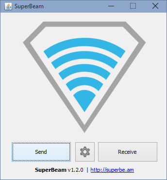 Greitas perdavimas dideliais failais su SuperBeam Windows