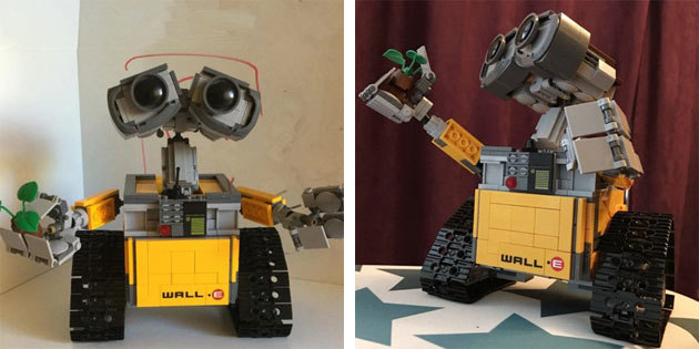 Dizaineris robotas Wall-E