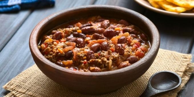 Chili con carne su kalakutiena