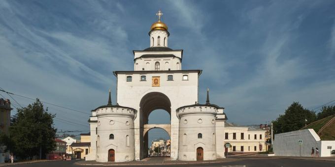 Kokias Vladimiro lankytinas vietas pamatyti: Auksiniai vartai