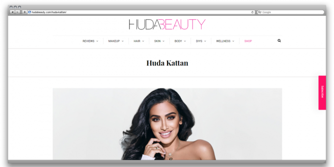 Huda Kattan (svetainė)