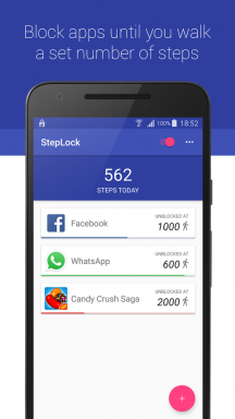 StepLock - griežta Žingsniamatis skirta "Android"